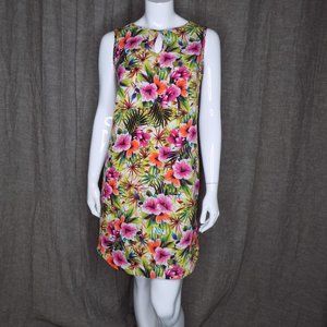 Yaly Couture tropical print dress size medium